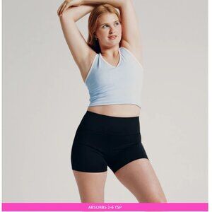 NWT Kt. By Knix Leakproof Active Short Black Medium Teen Women Period Shorts